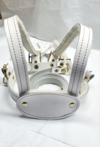 Sheep skin Genuine leather toddler walking safety reins with stitching - Image 3