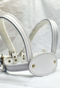 Sheep skin Genuine leather toddler walking safety reins with stitching - Image 4
