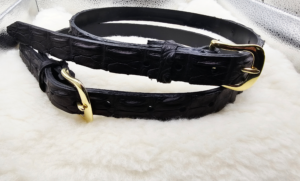 Genuine childrens crocodile belts (made by Menorah leathersmith) - Image 3