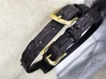 Genuine childrens crocodile belts (made by Menorah leathersmith) - Image 4