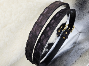 Genuine childrens crocodile belts (made by Menorah leathersmith) - Image 2